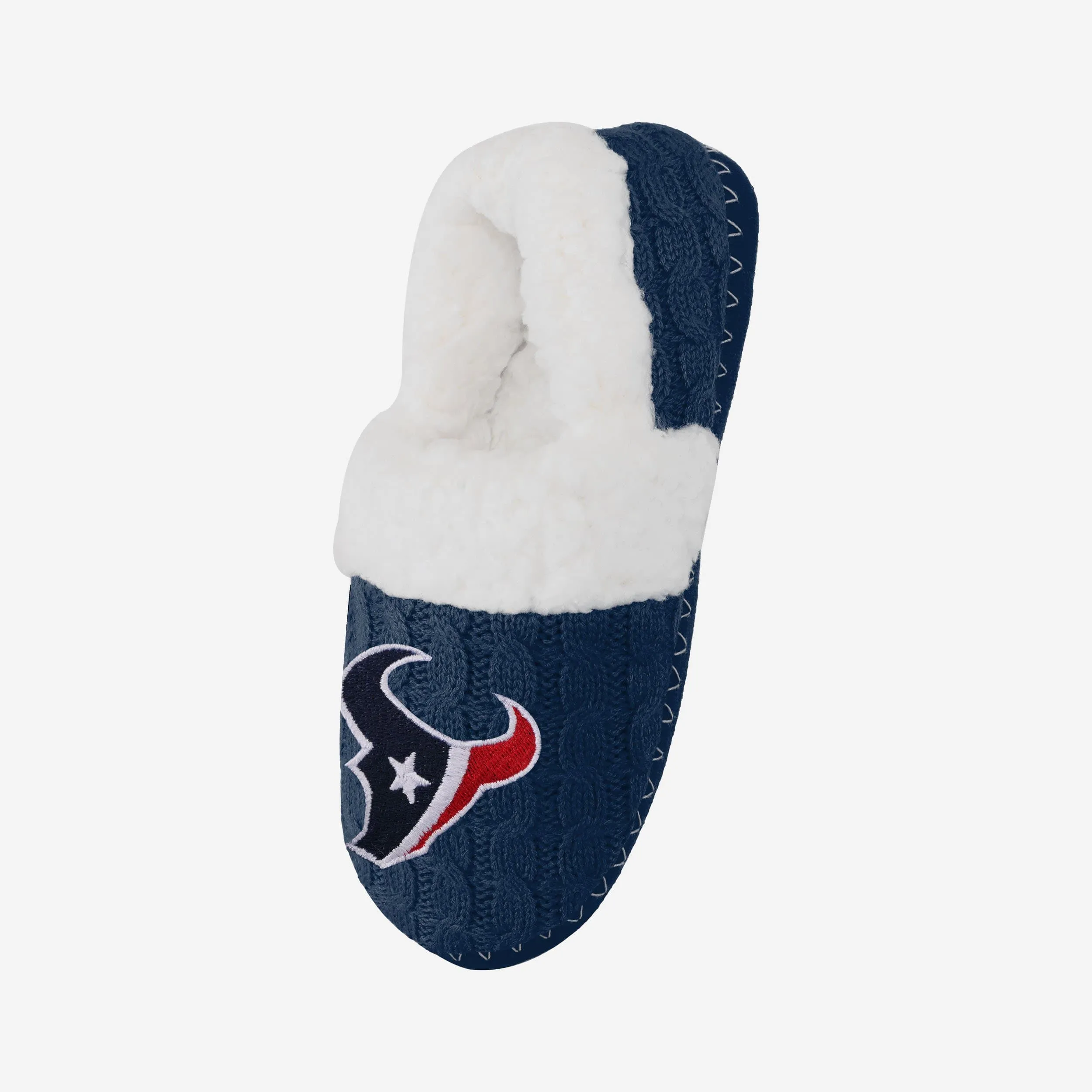 Houston Texans Womens Team Color Moccasin Slipper