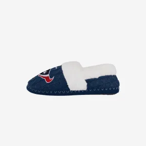 Houston Texans Womens Team Color Moccasin Slipper