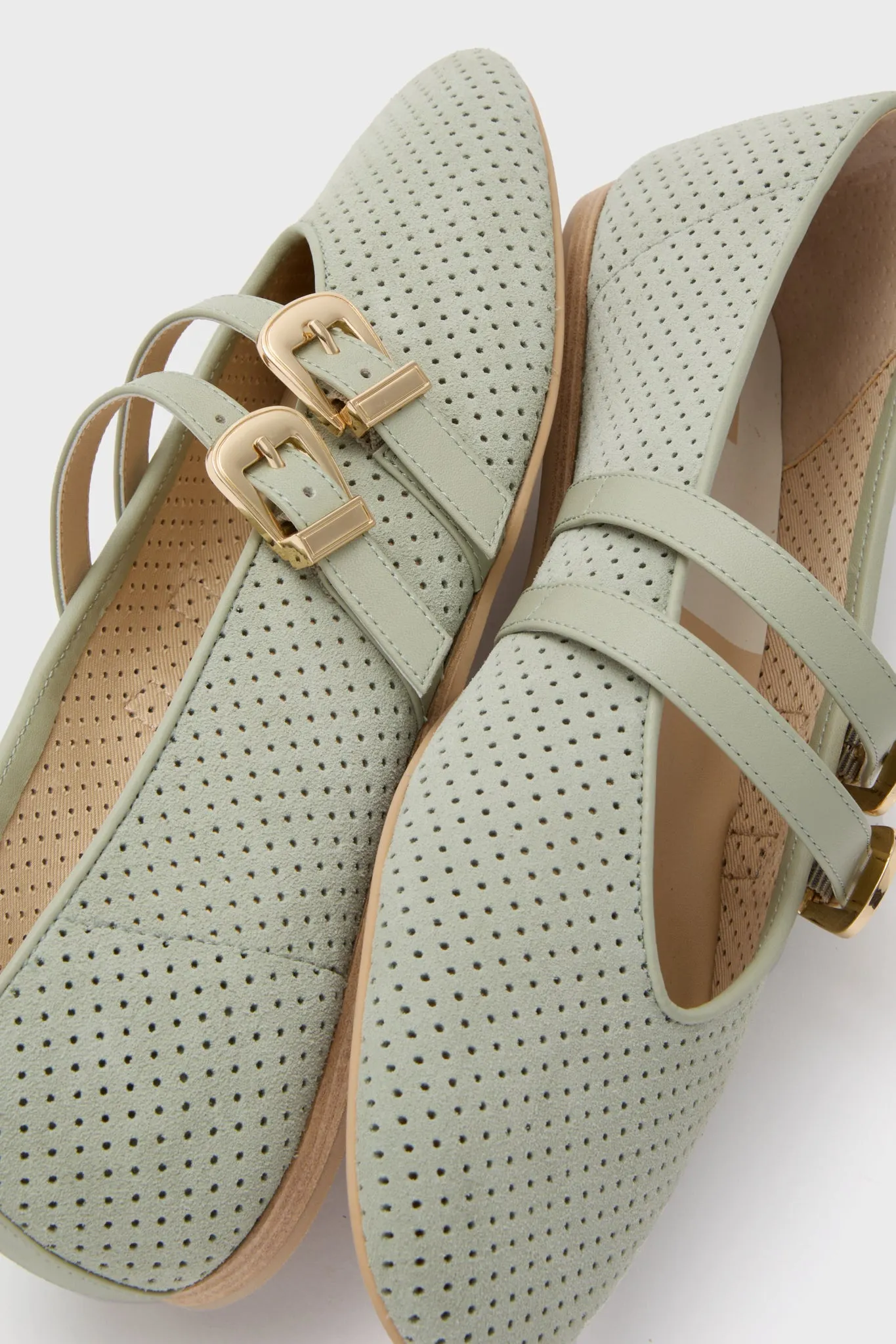 Jade Baylee Suede Flats