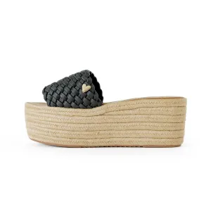 Jane Espadrilles Sandals - Black [ NO RETURN NO EXCHANGE ]