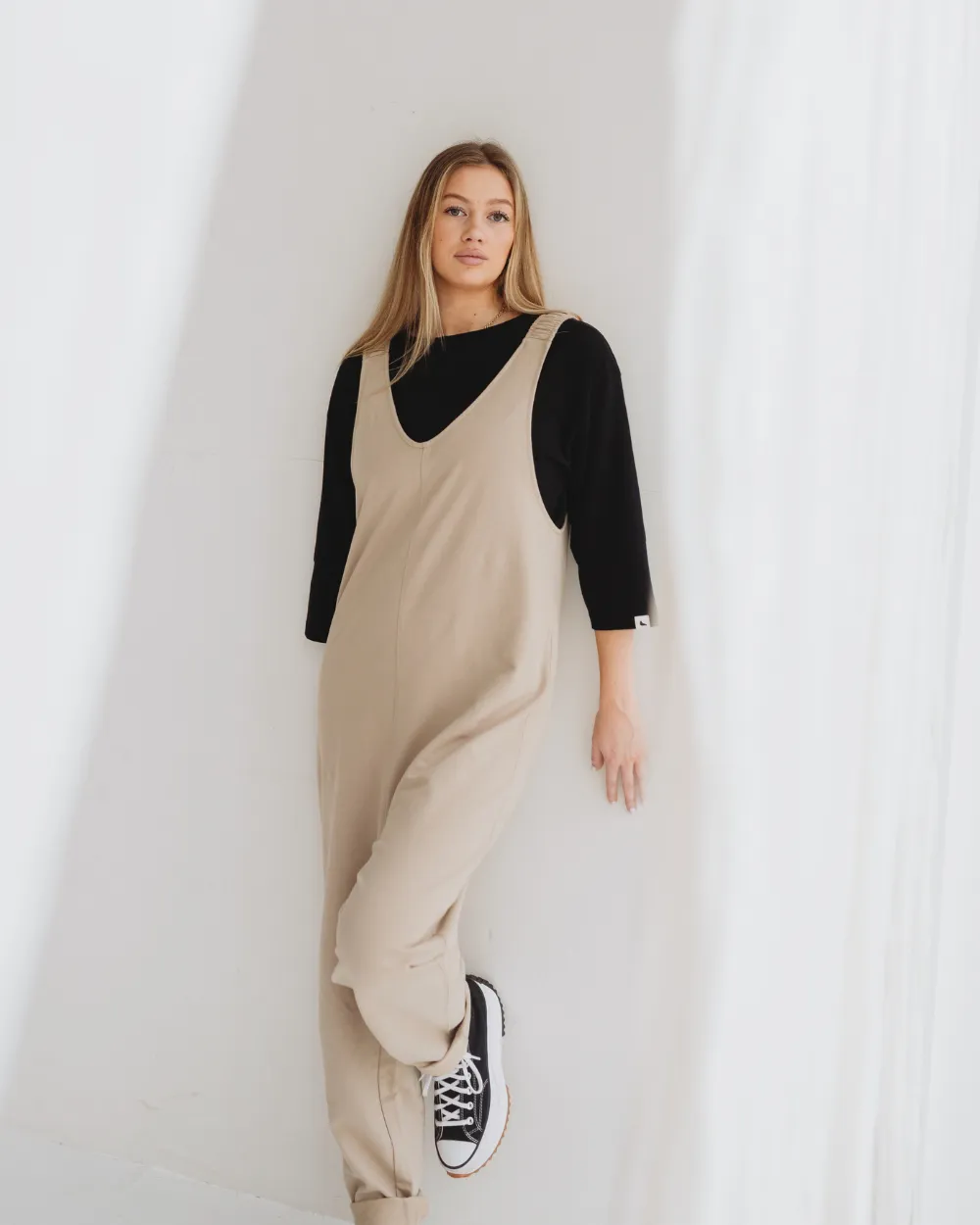 Jilly Beige Jumpsuit