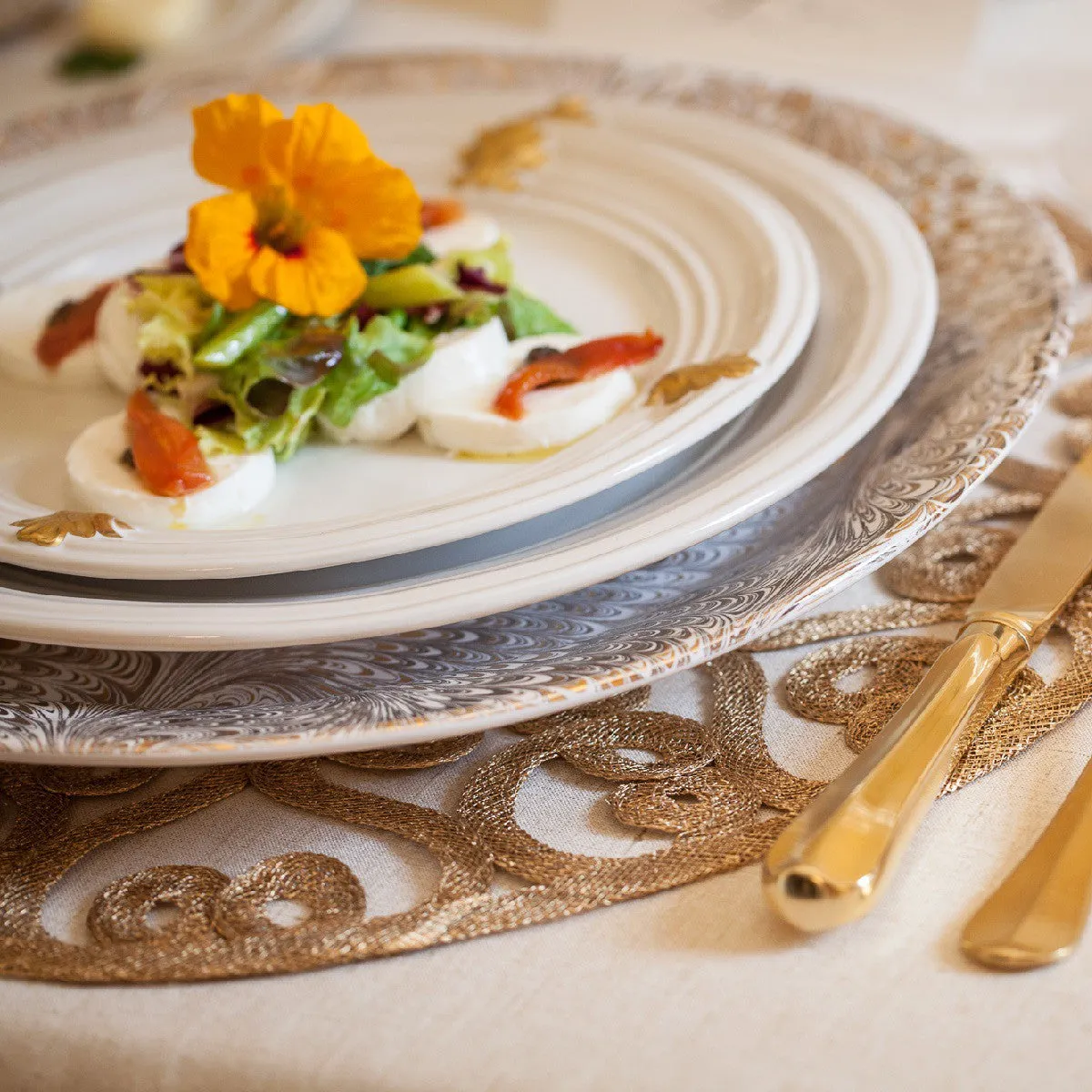 Juliska Jardins du Monde Gold Placemat