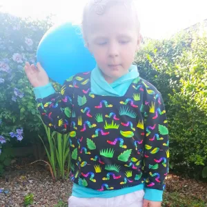 Kids Shawl Collar Sweatshirt
