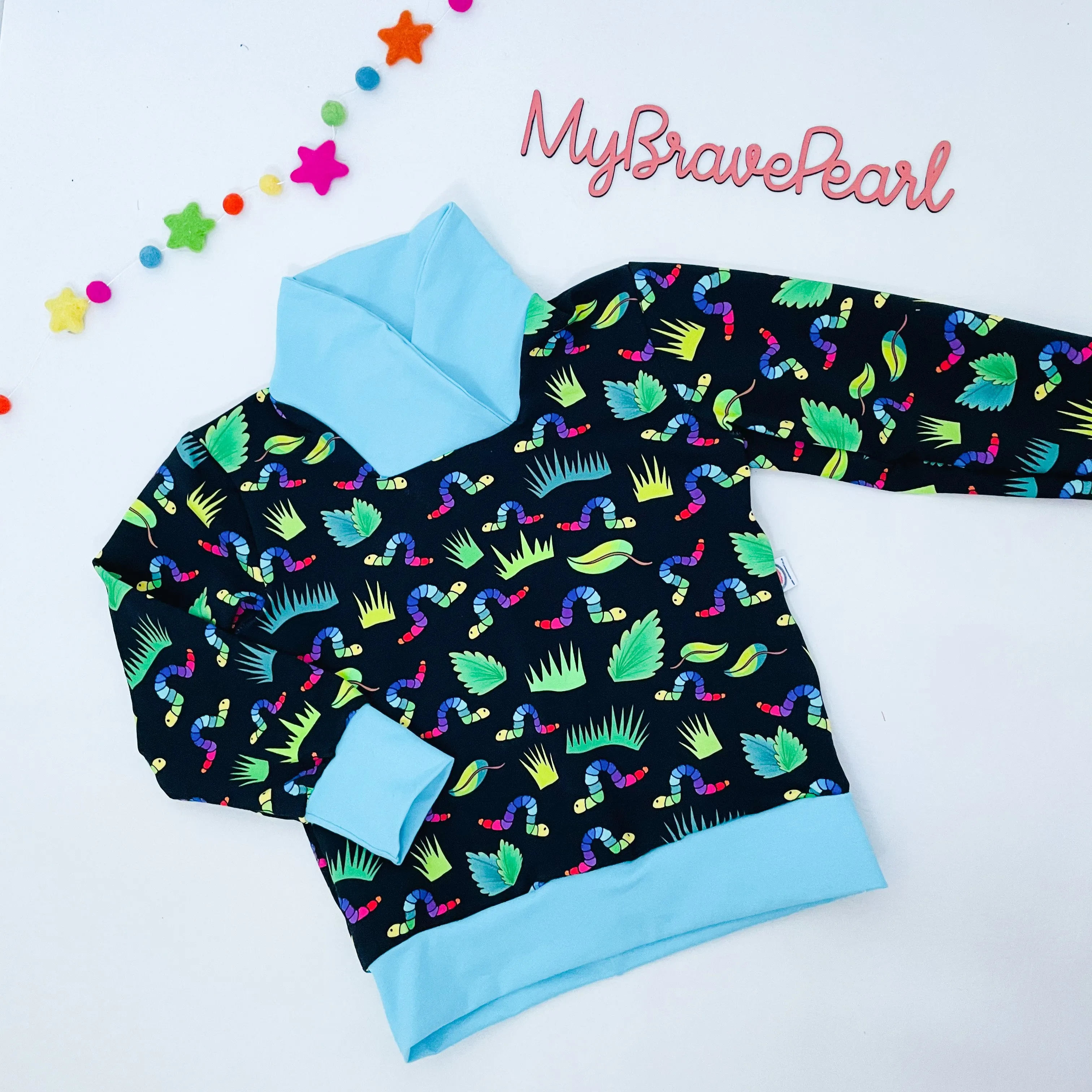 Kids Shawl Collar Sweatshirt