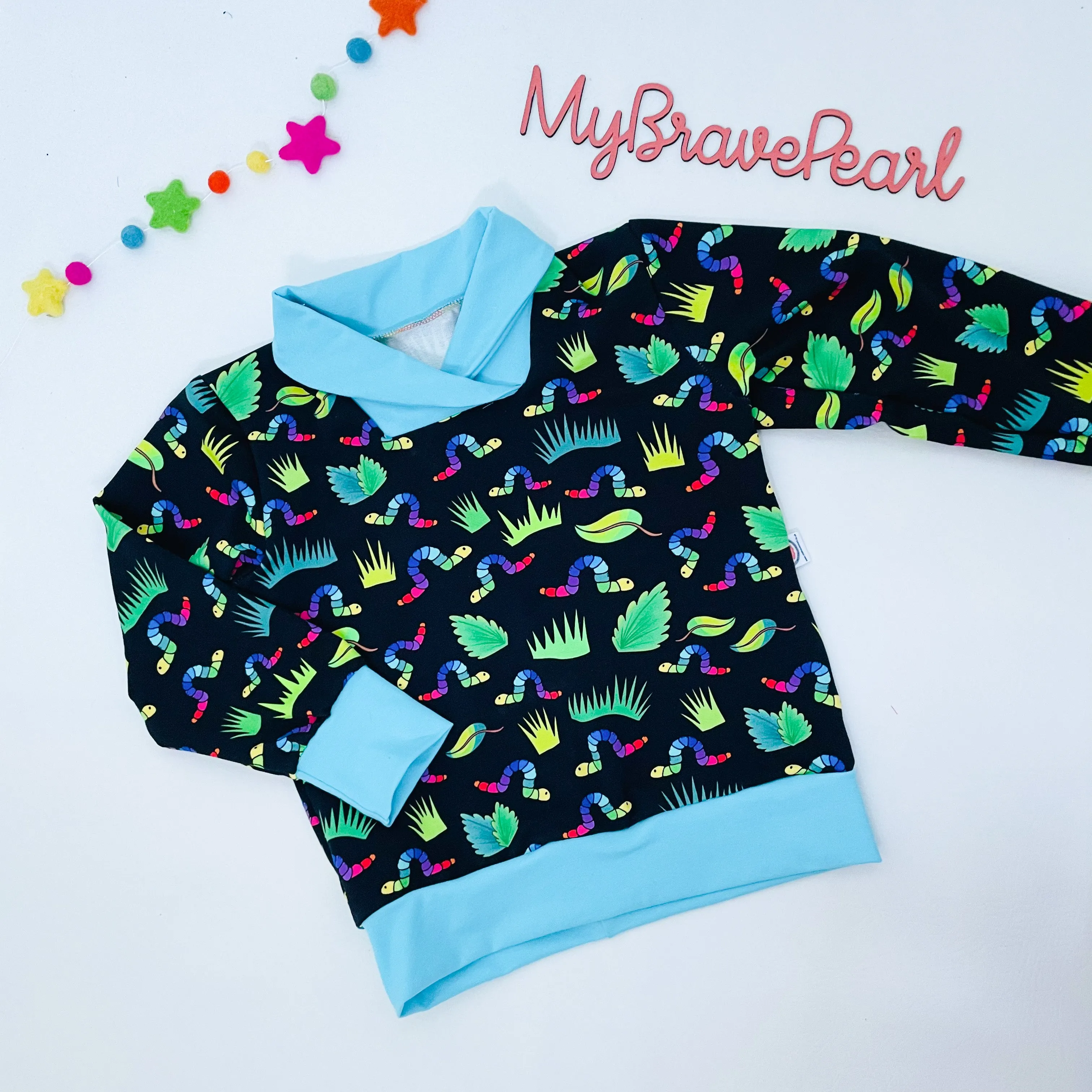 Kids Shawl Collar Sweatshirt