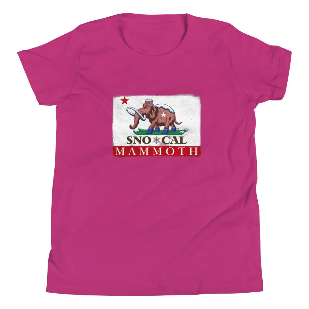 Kids Wally Mammoth CA Flag Shirt