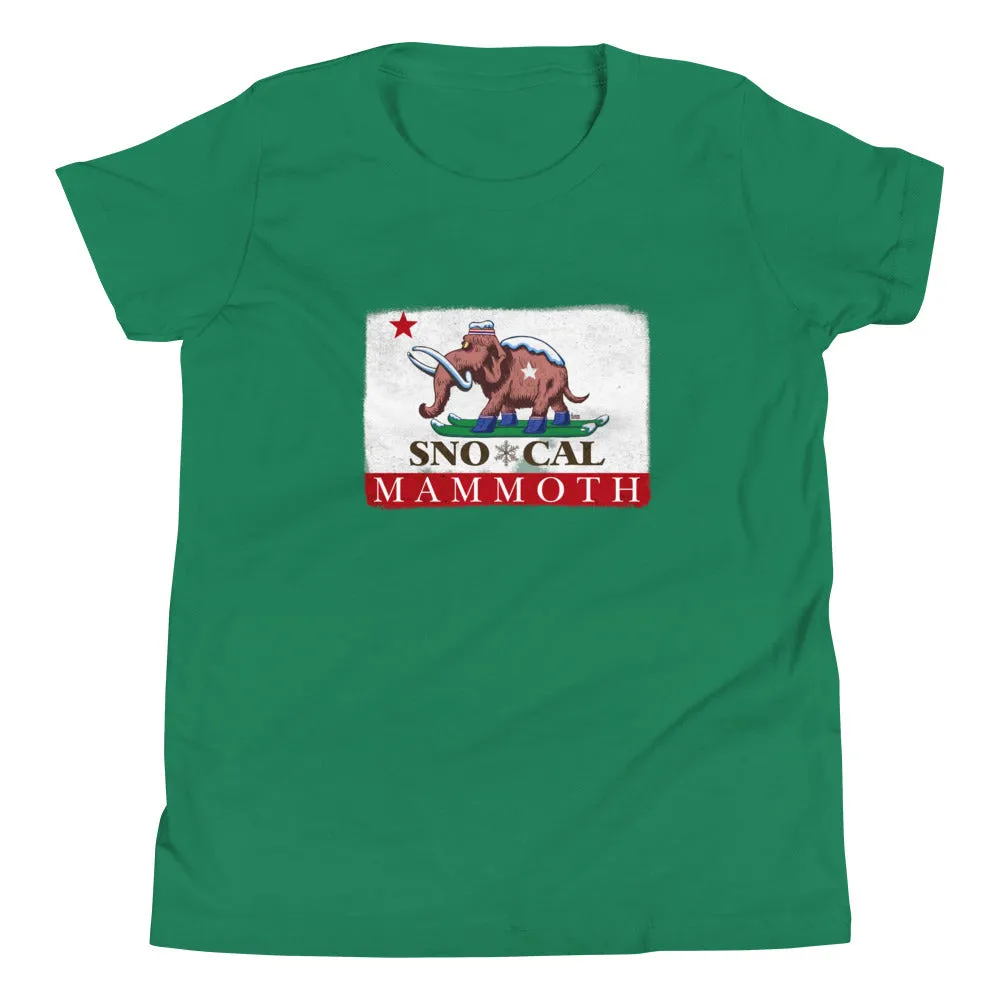 Kids Wally Mammoth CA Flag Shirt