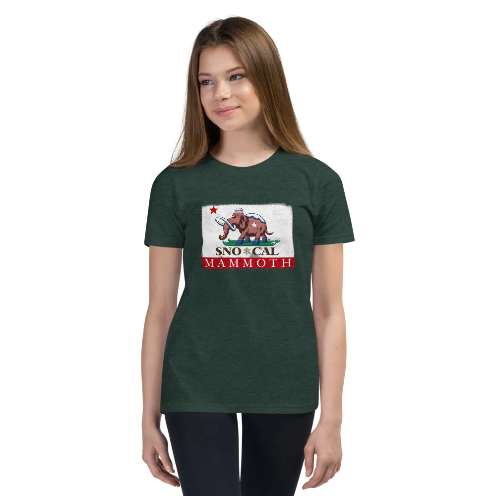 Kids Wally Mammoth CA Flag Shirt