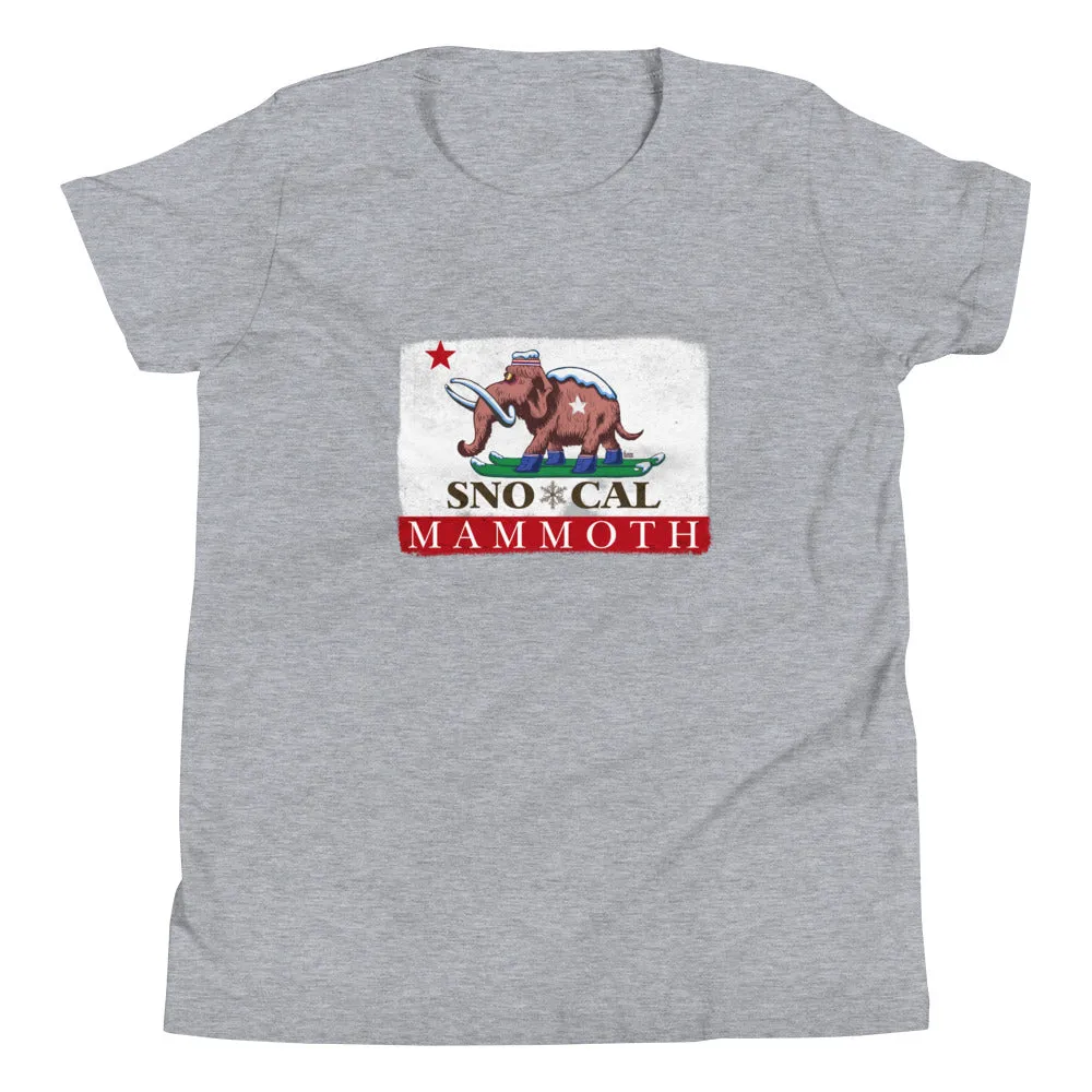 Kids Wally Mammoth CA Flag Shirt