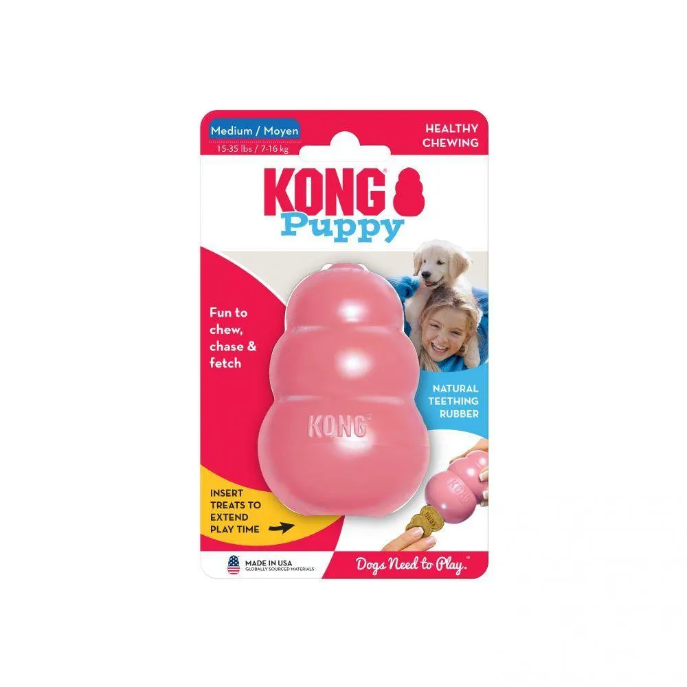 KONG Puppy Dog Toy, Color Varies, Medium