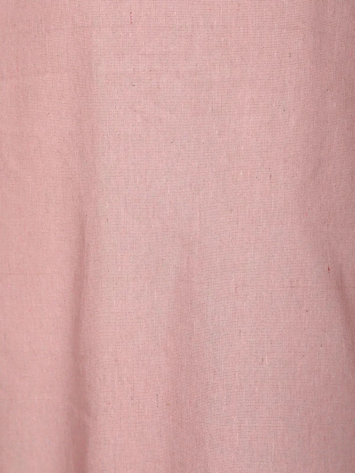 Light Pink Floral Designed Cotton Kurti