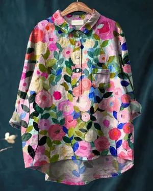 Lila | Contemporary Floral Print Nightgown