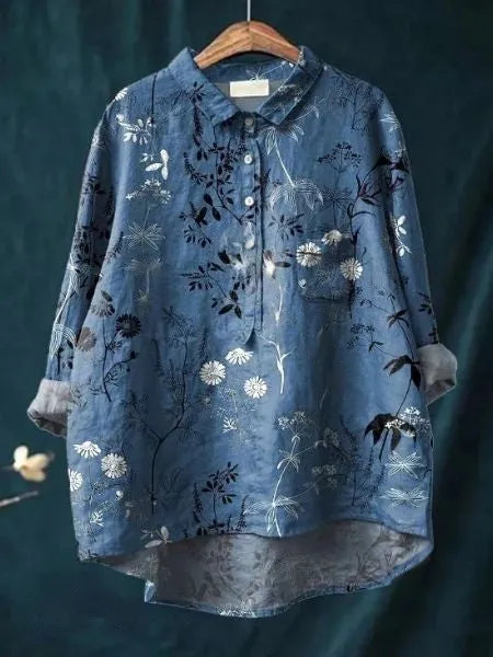 Lila | Contemporary Floral Print Nightgown