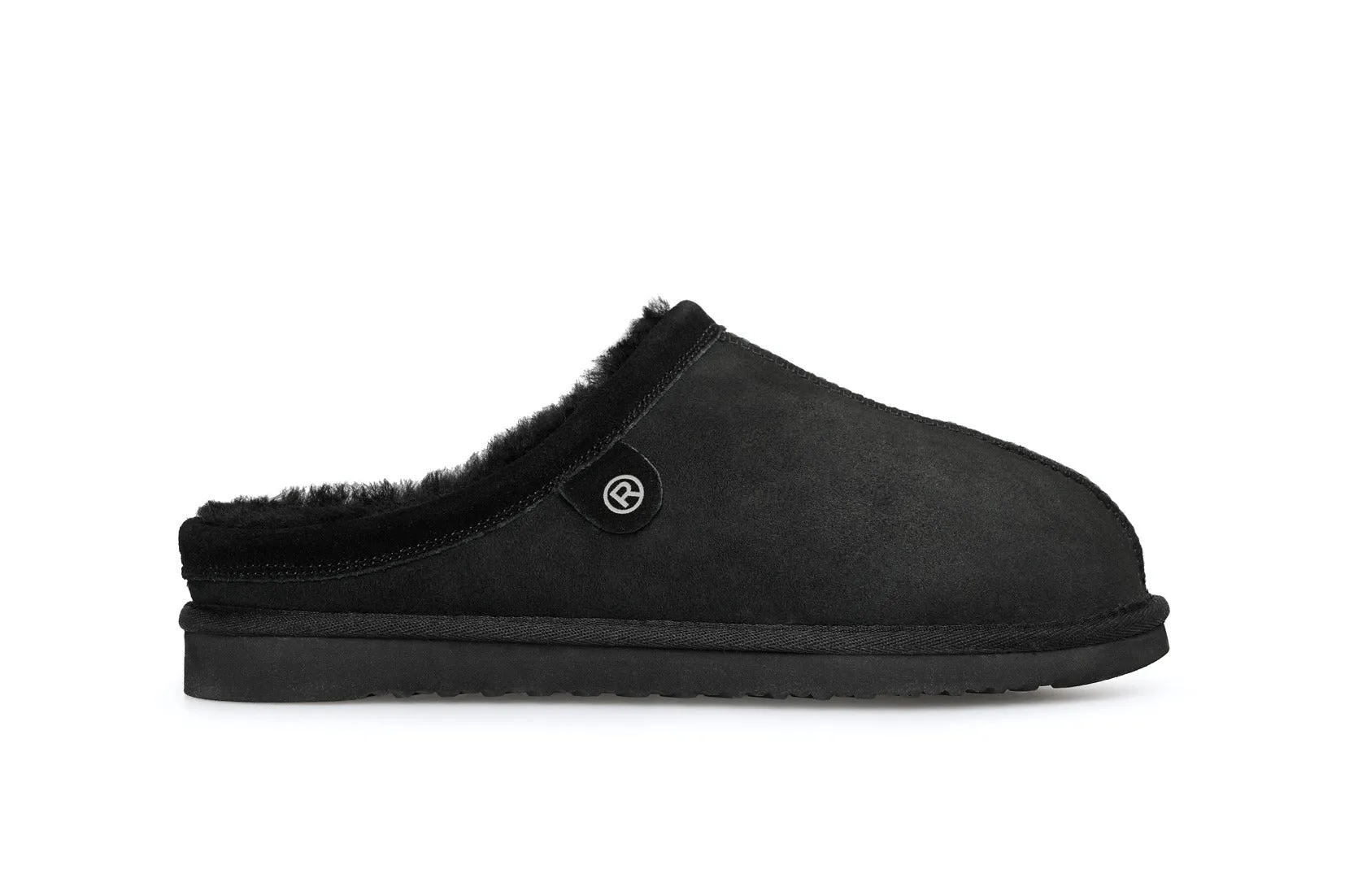 'Livigno' men's homeslippers - black