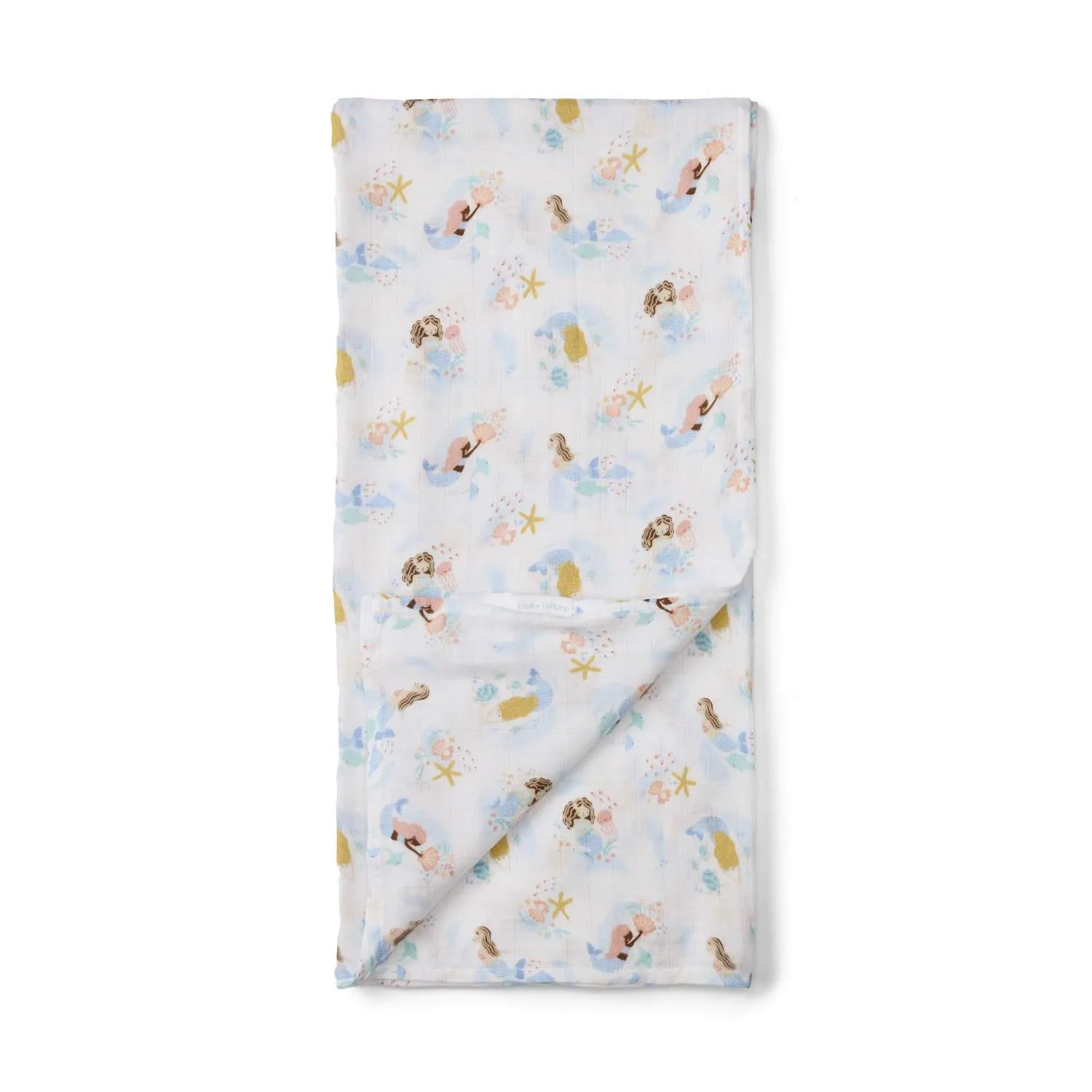 Loulou Lollipop Muslin Swaddle Blanket - Mermaids