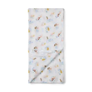 Loulou Lollipop Muslin Swaddle Blanket - Mermaids