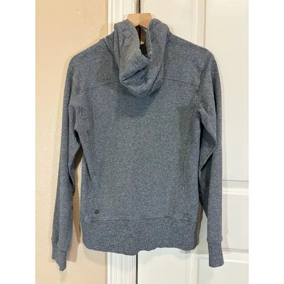 Lululemon Split Hoodie Heathered Speckled Gray Size 8