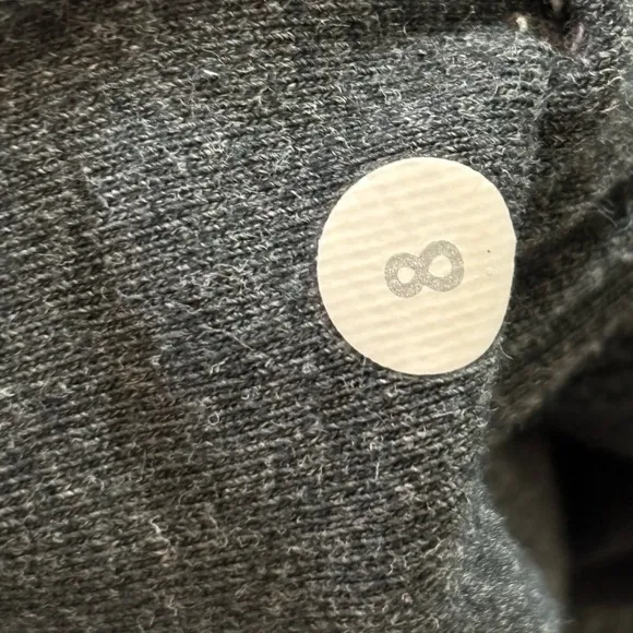 Lululemon Split Hoodie Heathered Speckled Gray Size 8