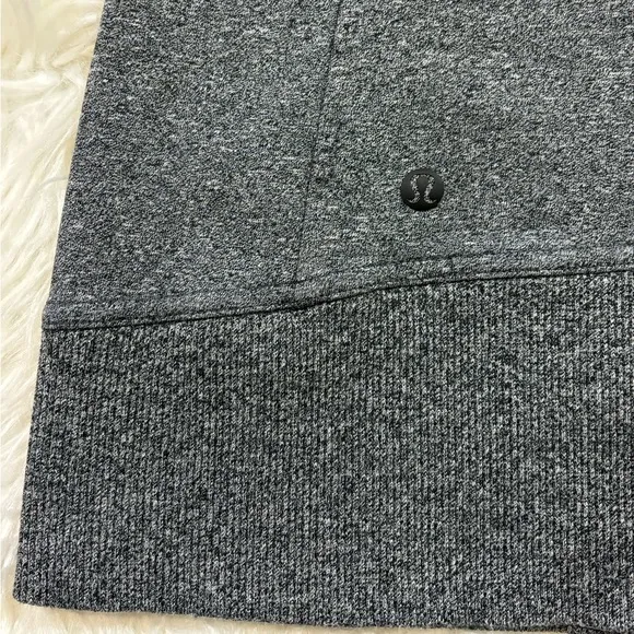 Lululemon Split Hoodie Heathered Speckled Gray Size 8