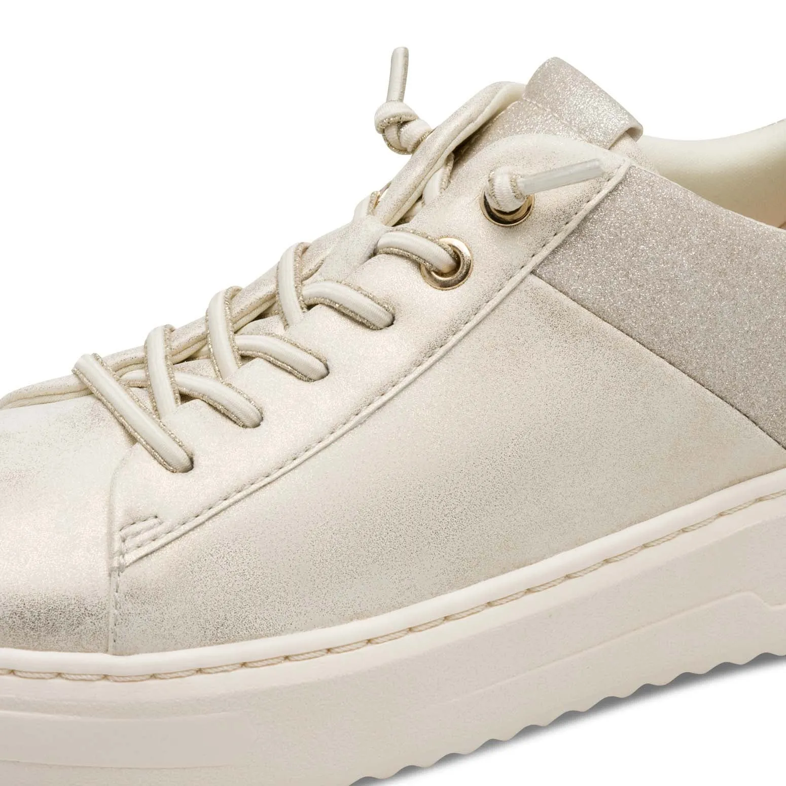 Marco Tozzi Platform Trainer Dune Metal Comb