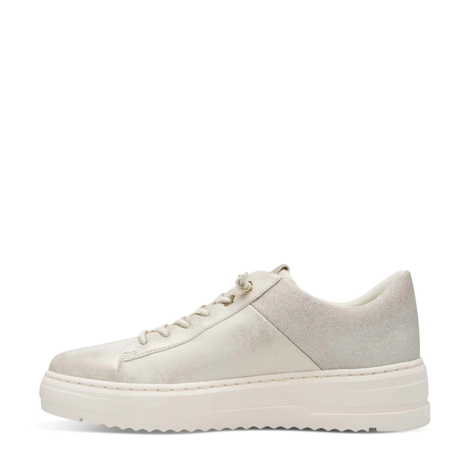 Marco Tozzi Platform Trainer Dune Metal Comb