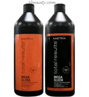 Matrix Total Results Mega Sleek Shampoo & Conditioner 33.8 oz Duo* -BF