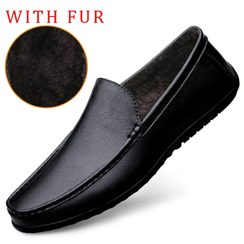 Men's Genuine Leather Moccasin Loafers