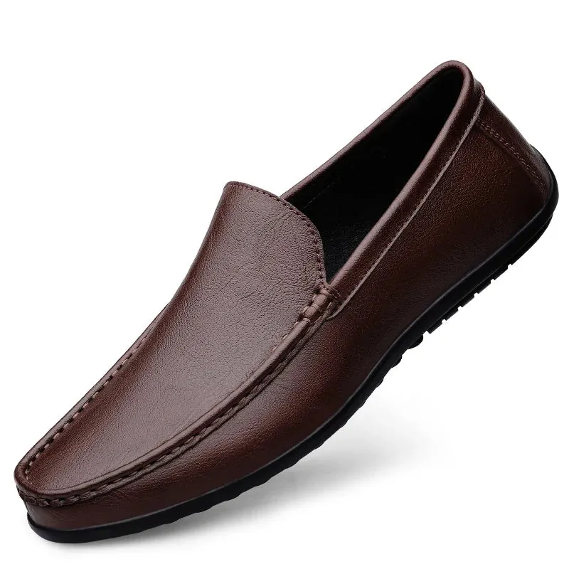 Men's Genuine Leather Moccasin Loafers