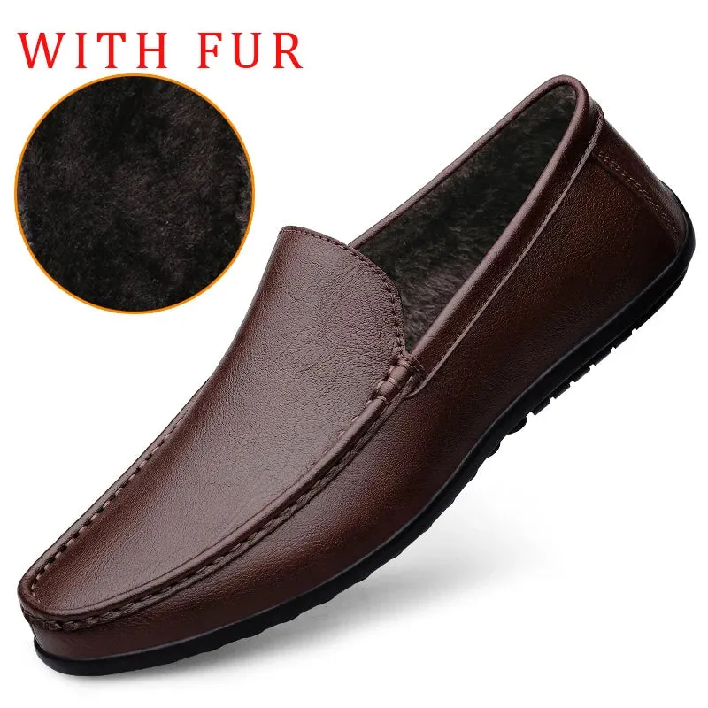 Men's Genuine Leather Moccasin Loafers