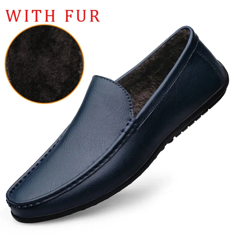 Men's Genuine Leather Moccasin Loafers