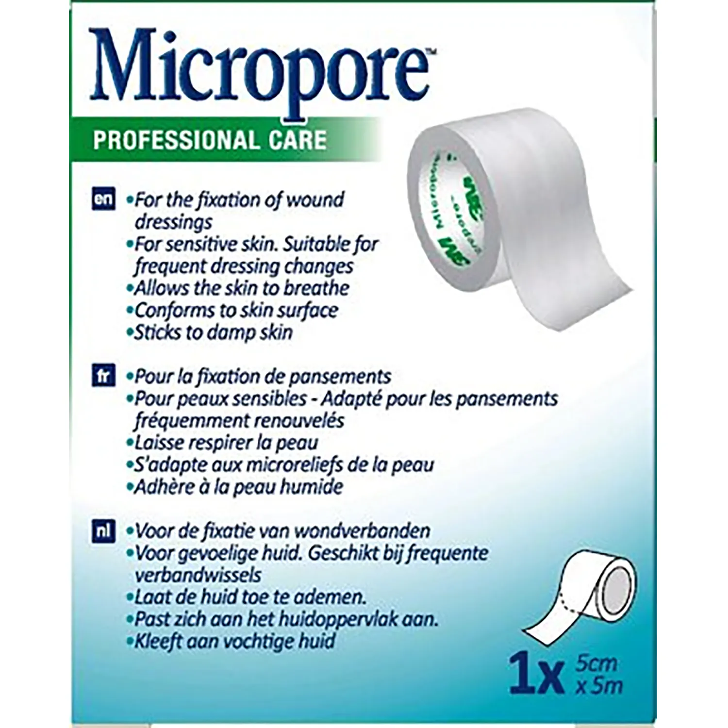 Micropore Surgical Tape | 5cm x 5m | Single