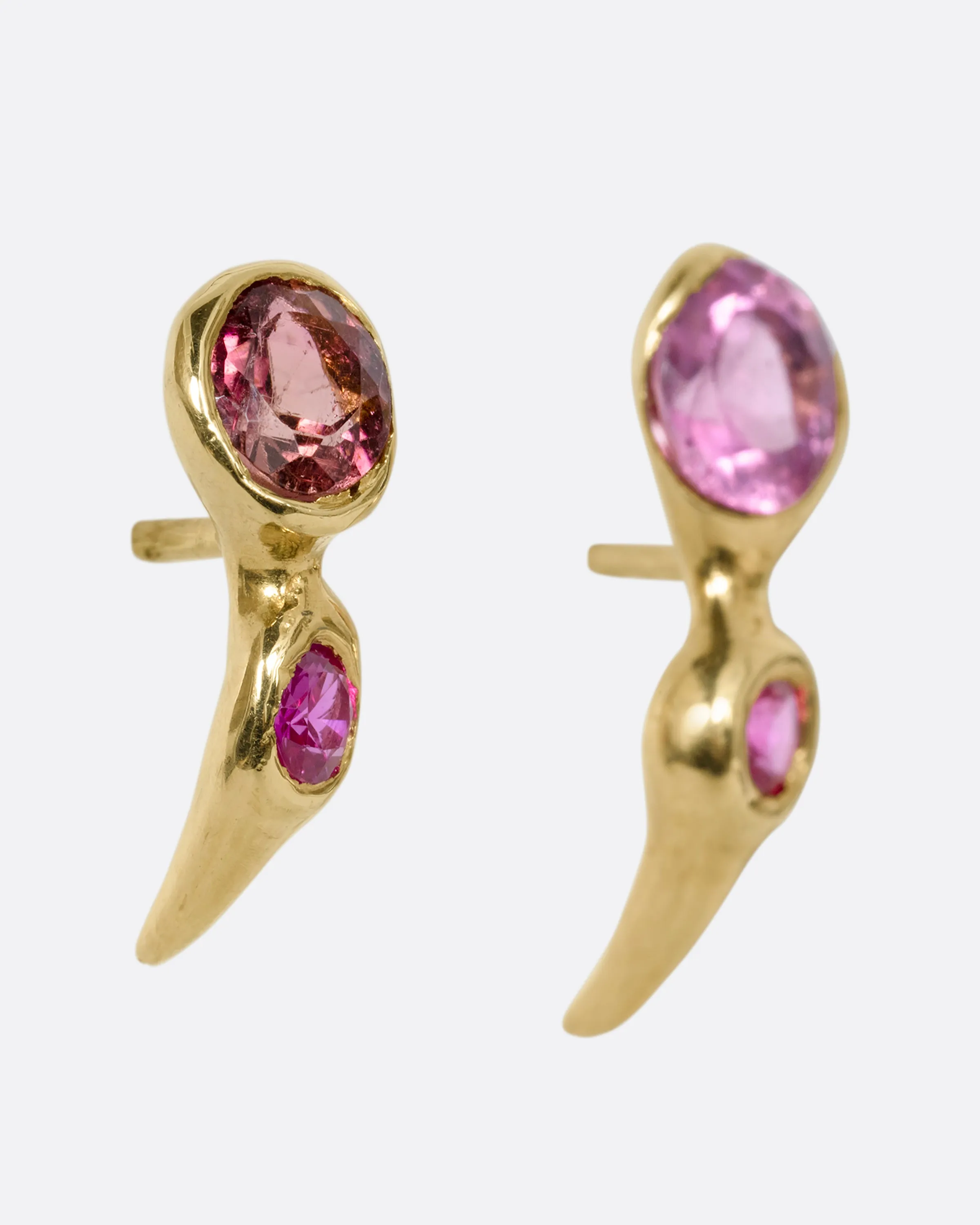 Mini Botao Stud Earrings