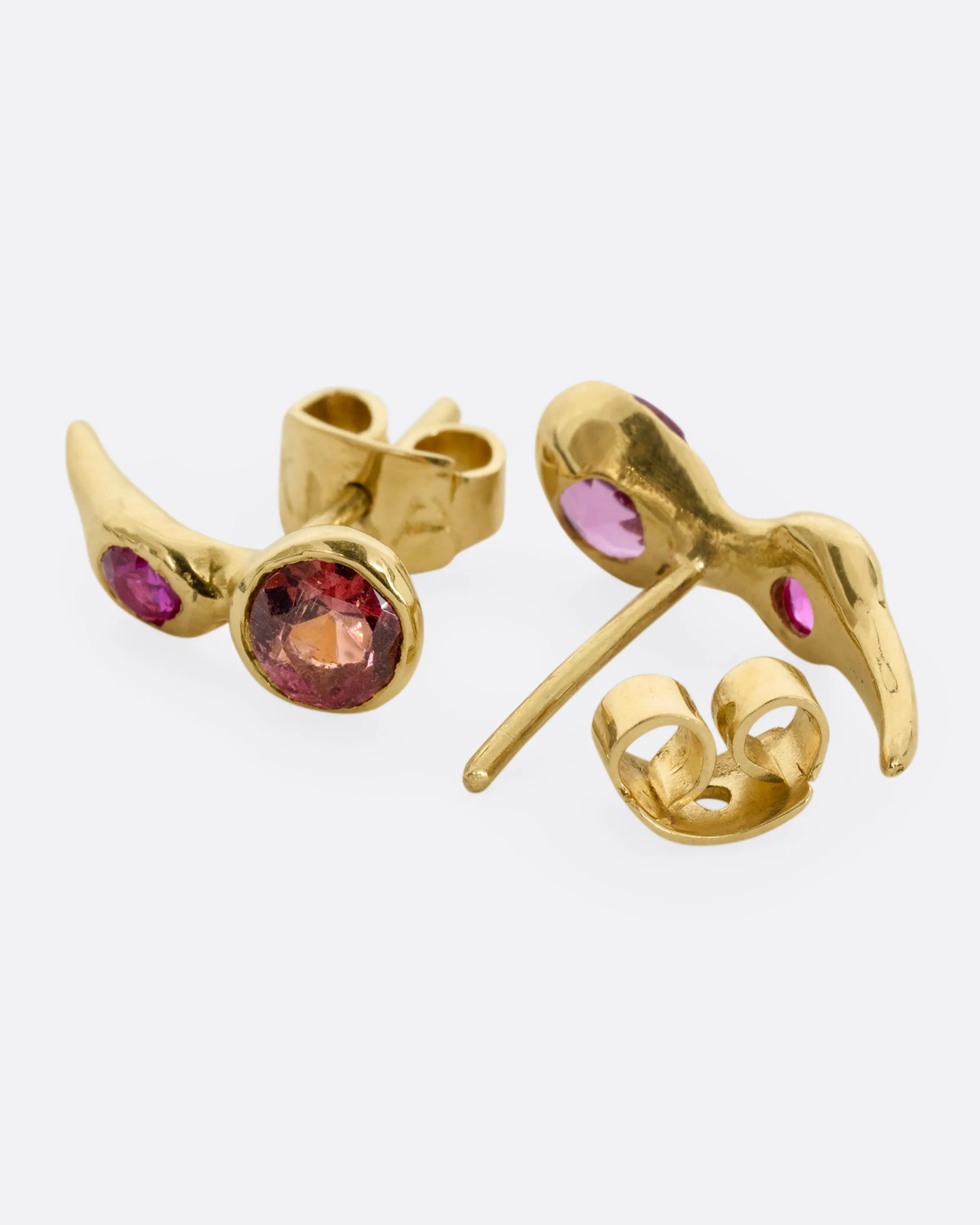 Mini Botao Stud Earrings