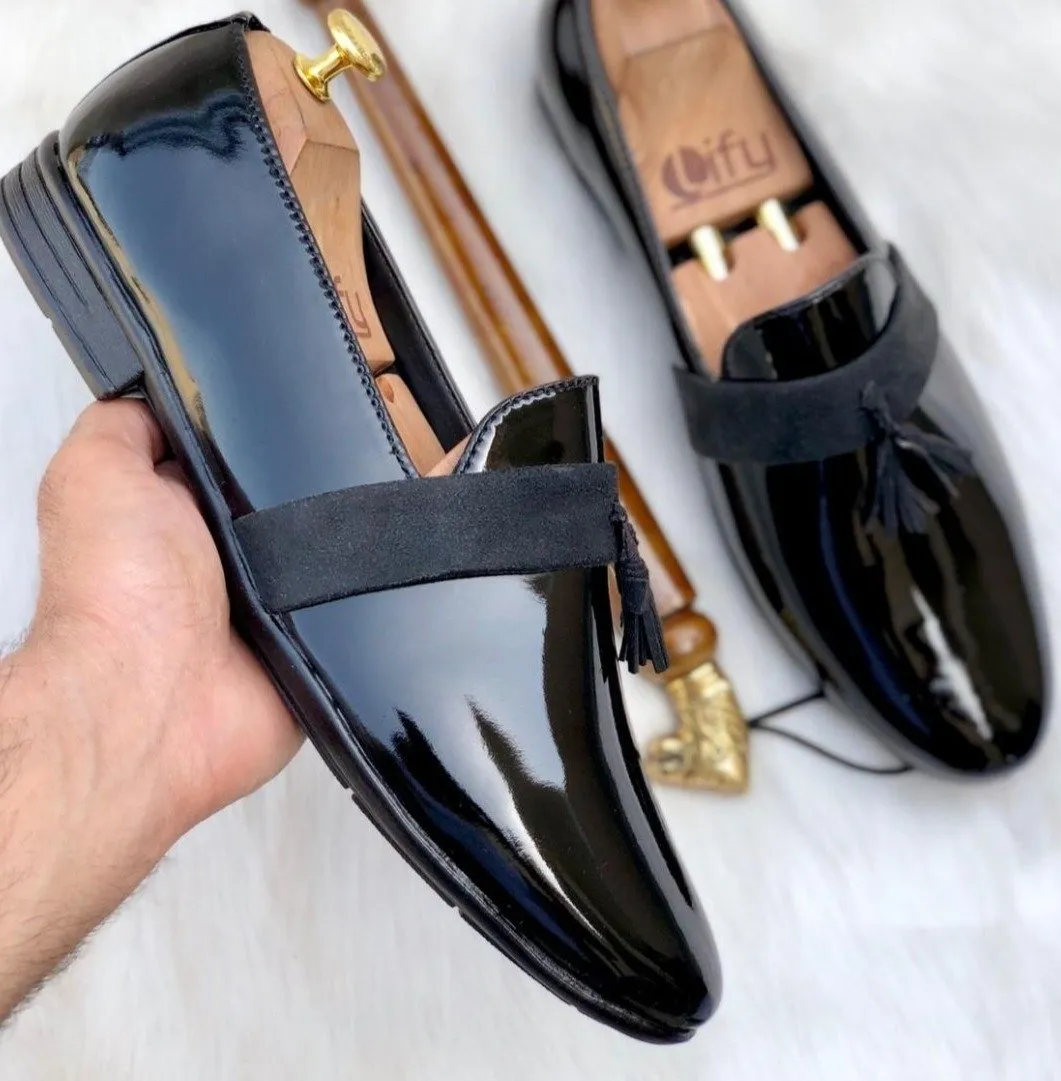 New Arrival Shiny Moccasin Loafer For Office Wear And Casual Wear- Unique And Classy