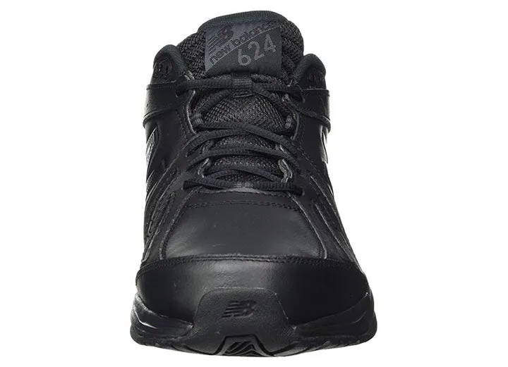 New Balance 624V5 Herren-Sneaker in weiter Passform, Schwarz