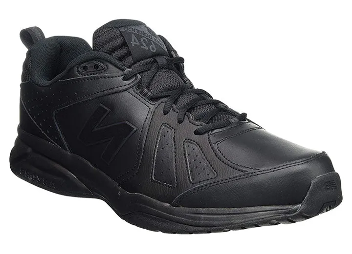 New Balance 624V5 Herren-Sneaker in weiter Passform, Schwarz