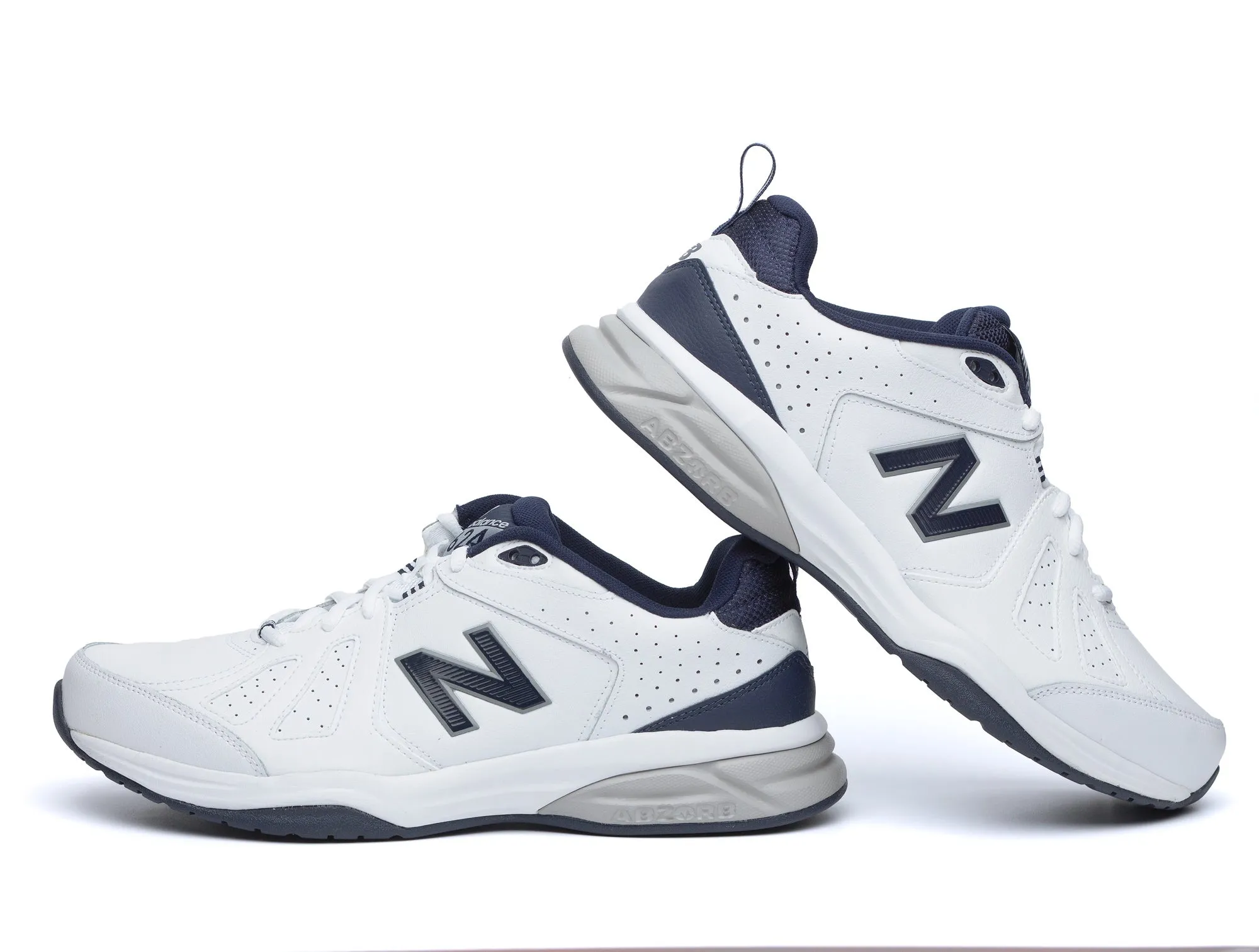 New Balance Herren 624V5 Sneaker, weite Passform, Weiß (Weite 2E/4E/6E)