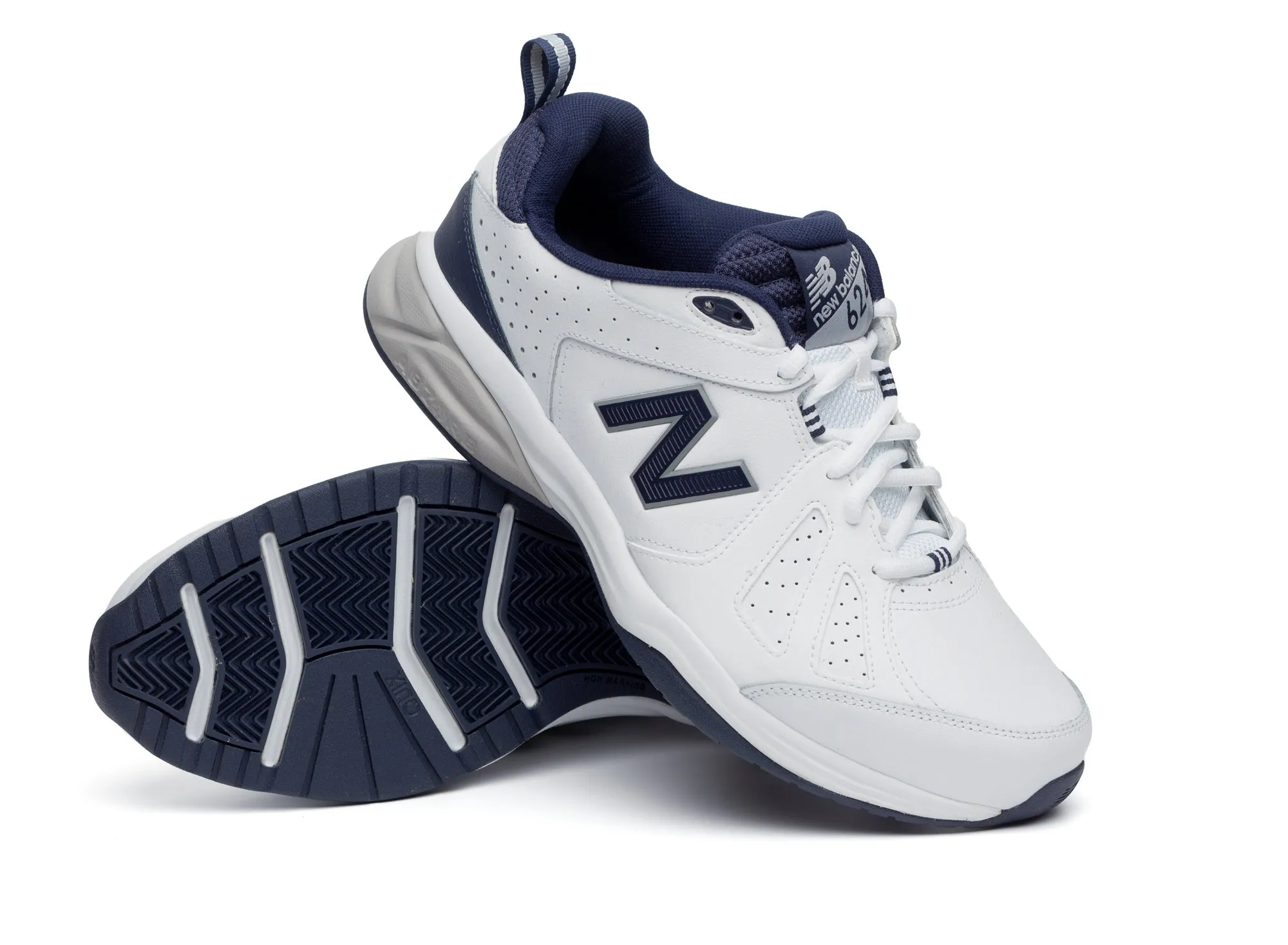New Balance Herren 624V5 Sneaker, weite Passform, Weiß (Weite 2E/4E/6E)