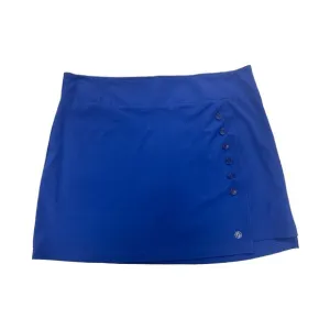 New Lija Womens Golf/Tennis Skirt Athleisure Breathable Material Size 12 Blue