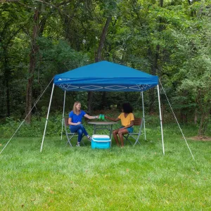 New Ozark Trail Slant Leg Canopy 8 Ft X 10 Ft! Easy push button system! Telescoping legs, Use on grass or concrete/pavement, rust resistant
