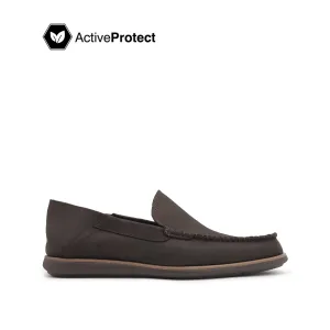 Nick Venetian Men's Shoes - Taupe Nubuck