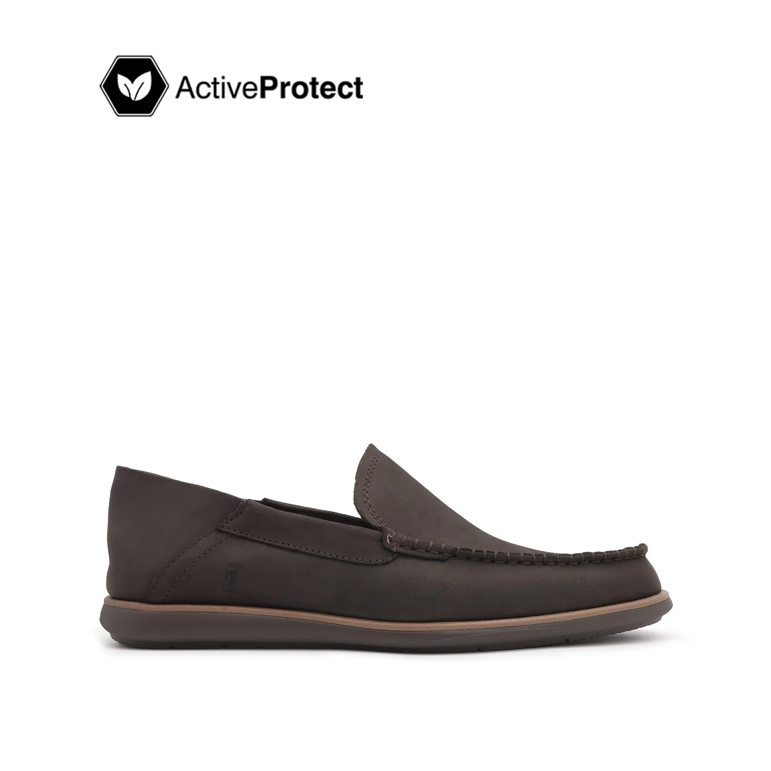Nick Venetian Men's Shoes - Taupe Nubuck