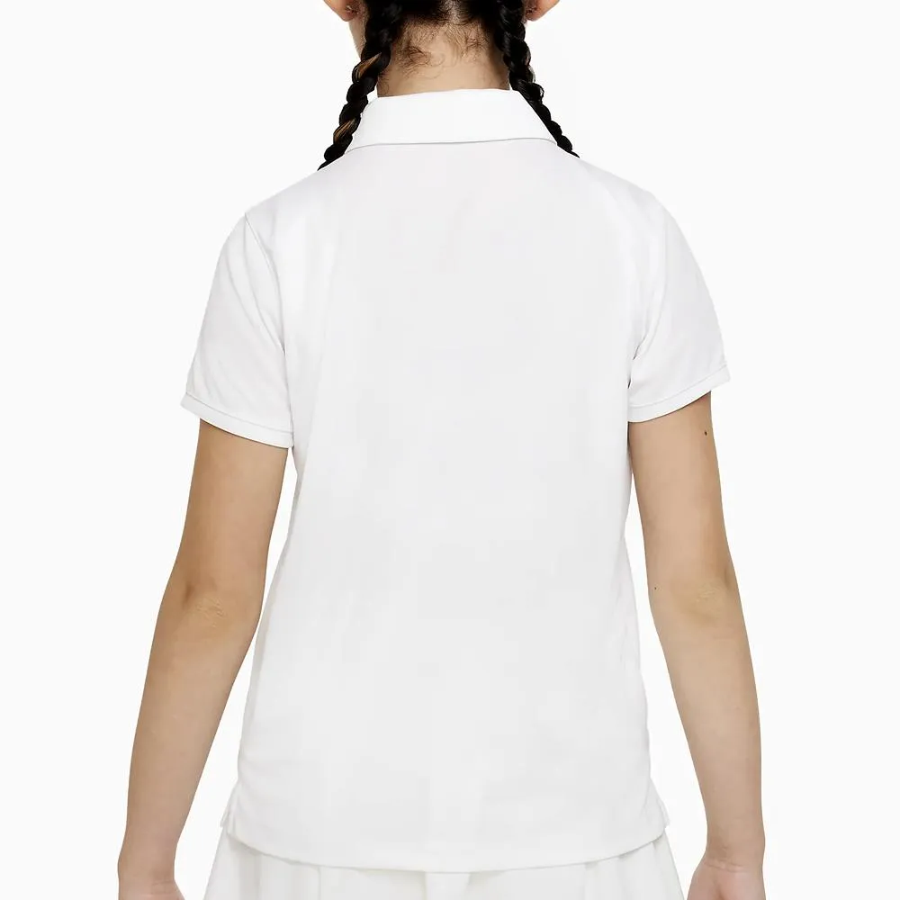 Nike Girls Victory Polo - White