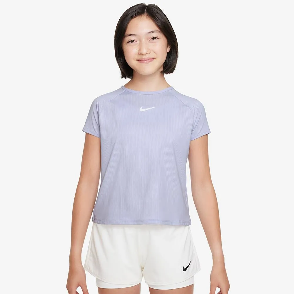 Nike Girls Victory Short Sleeve - Oxygen Purple