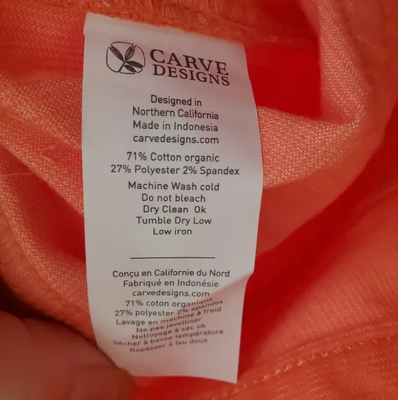 NWT Carve Designs Women's Oahu 6&quot; Short In Coral Size 10