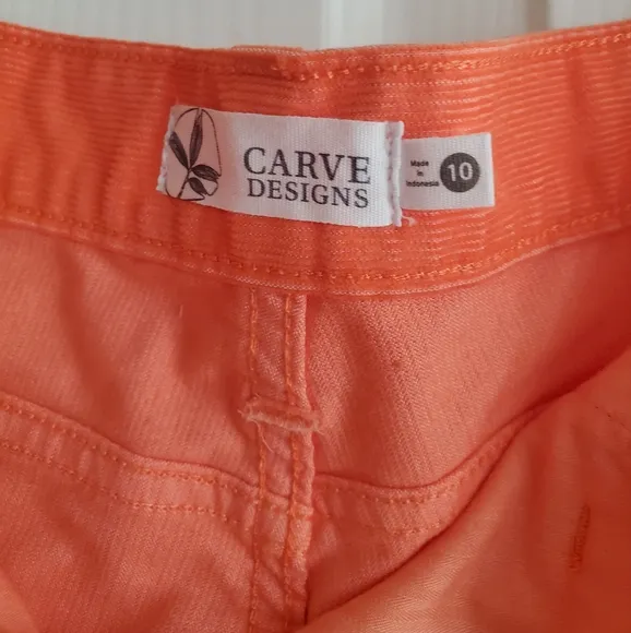 NWT Carve Designs Women's Oahu 6&quot; Short In Coral Size 10