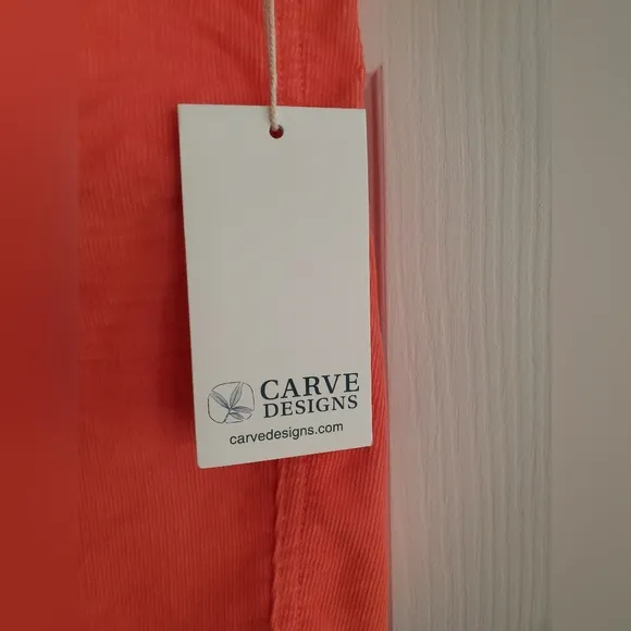 NWT Carve Designs Women's Oahu 6&quot; Short In Coral Size 10