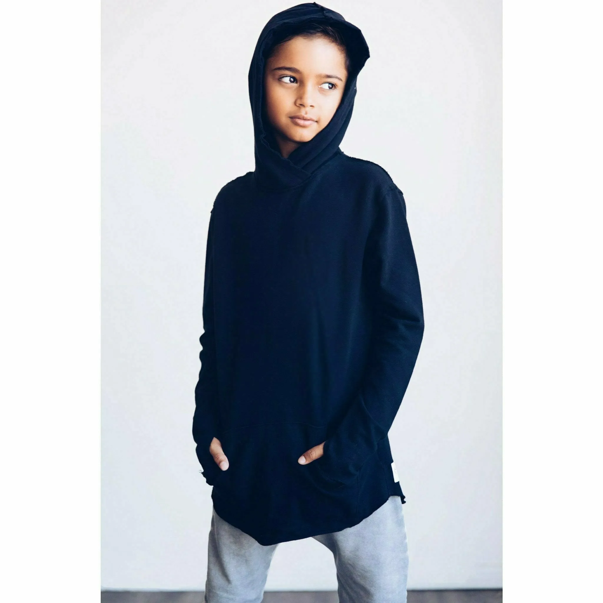 Organic Benji Hoodie Black