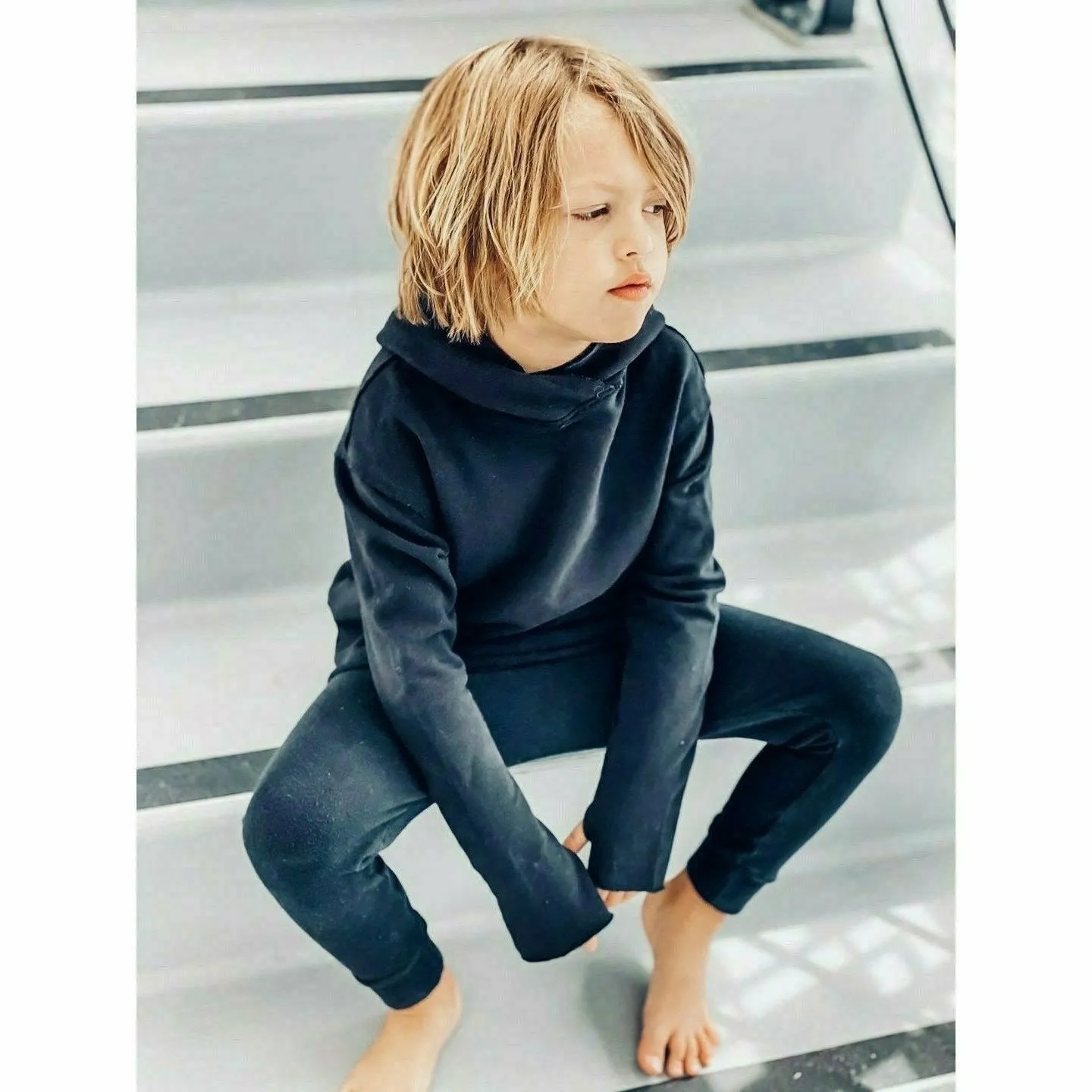 Organic Benji Hoodie Black