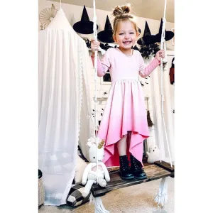 Organic Giselle Dress Long Sleeve Ombre